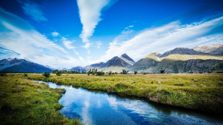 nature - nature, fun, mountain, cool, river