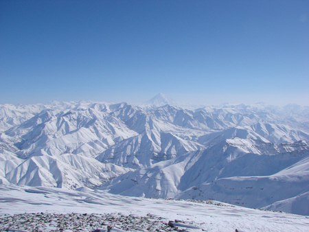 Damavand - beauty, white, mountain