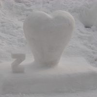 snow heart