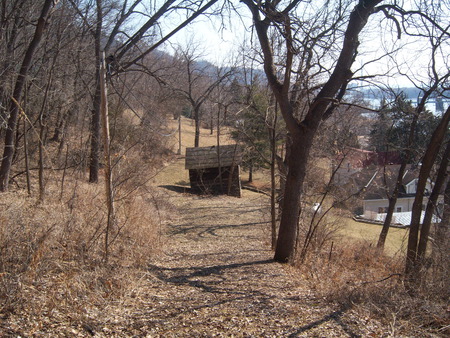 almost home - dirt road, cabin, woods