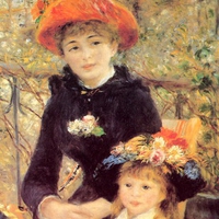 On the Terrace by Renoir, 1881