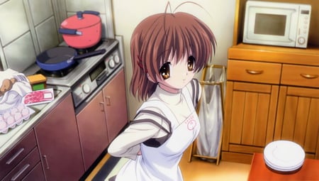 cooking - anime, nagisa, clannad, the anime