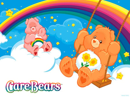 carebears - bisous, cartoon, nounours