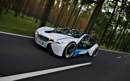 BMW Vision - speed, bmw, cars, roads