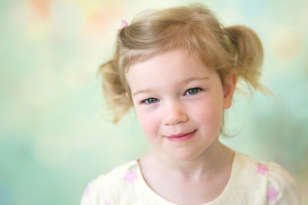 little girl - nice, beauty, people, eyes, photography, belle, studio, sightly, face, white, pretty, baby, childhood, fair, cute, little, kid, bonny, adorable, dainty, girl, child, lovely, pure, comely, blue, pink, desktopnexus, beautiful, sweet, smile, blonde