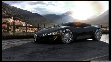 alfa romeo rossorosa concept