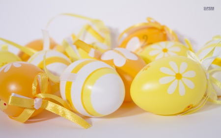 Easter Eggs - Wallpaper, Eggs, Yellow, Easter