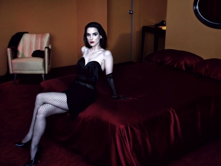 Winona Ryder - Winona Ryder, Winona, legs, actress, stockings, 2015, model, Ryder, fishnets, wallpaper