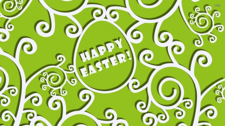 Happy Easter - easter, wallpaper, egg, happy