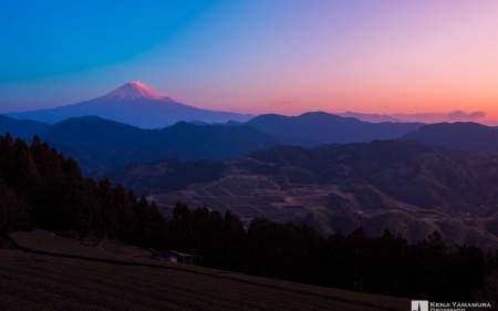 Mt. Fuji - japan, scenery, fuji, sunset, nature, japanese, mountain