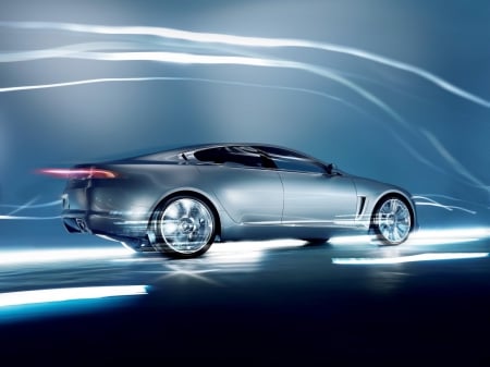 jaguar c-xf concept - grey, jaguar, c-xf, concept