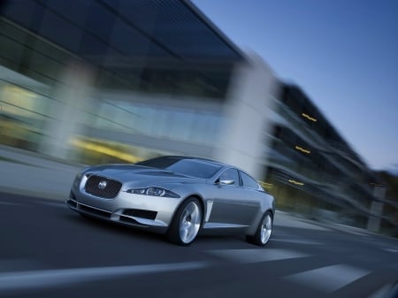 jaguar c-xf concept - c-xf, grey, jaguar, concept