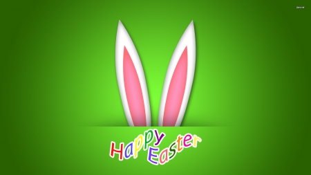 Happy Easter - Happy, Ears, Easter, Bunny