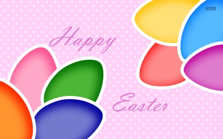 Happy Easter - Wallpaper, Happy, Eggs, Easter