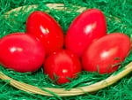 Red Easter Eggs