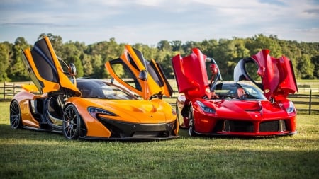 Supercars - ferrari, mclaren, cool, 1920x1080