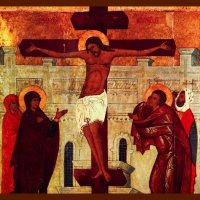 THE CRUCUFIXION (Greek Catholic Church icon)