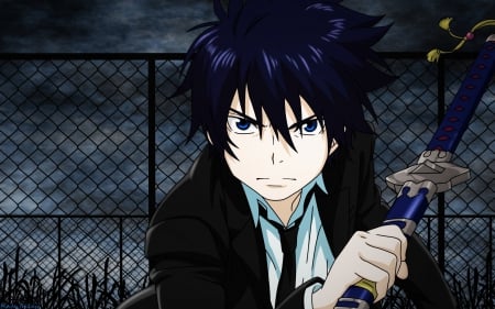 Rin Okumura - dark, anime, blue exorcist, manga