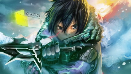 Never Back Down - Kirito, HD, Awesome, SAO