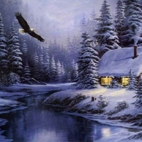 Winter Cabin