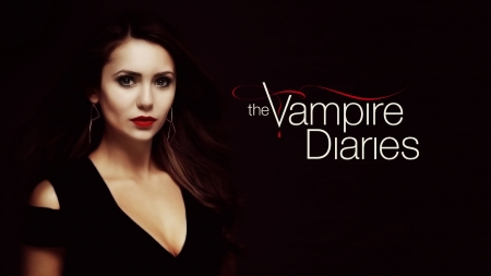 Nina Dobrev - vampire, Elena Gilbert, Nina Dobrev, The Vampire Diaries, actress