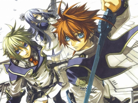 Chrome Shelled Regios - chrome shelled regios, nina, anime, layfon, felli