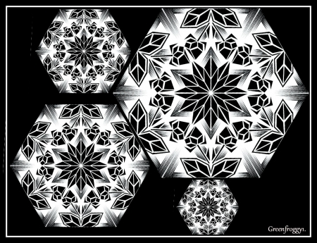 SNOWFLAKE #11 - creation, abstract, snowflake, art