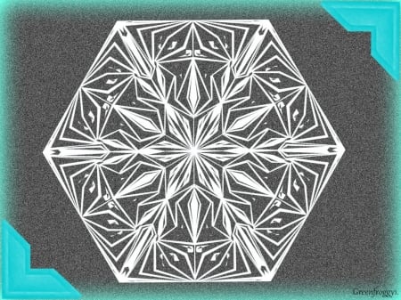 SNOWFLAKE #7 - creation, abstract, snowflake, art