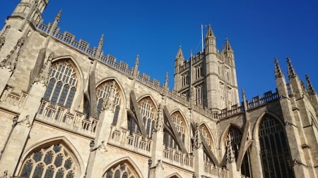 Bath Abbey - Bath, Abbey, Architecture, Religious