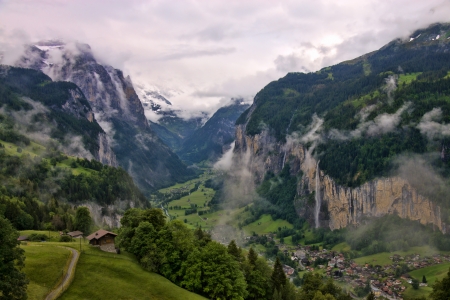 Waterfall - great, nature, mountains, waterfall