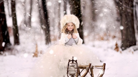 little girl - bonny, cute, beautiful, childhood, blonde, adorable, girl, belle, white, little, dainty, desktopnexus, photography, tree, nature, child, winter, pink, pretty, baby, comely, beauty, sweet, kid, sightly, fair, nice, people, lovely, pure, snow