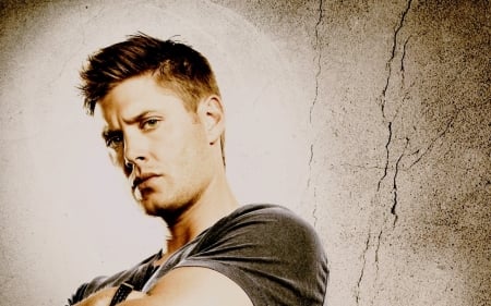 This is a wild look! - winchester, hot, tv series, dean, actors, wild, supernatural, jensen, ackles, look