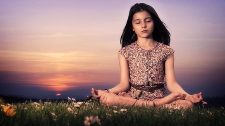 little girl - dainty, pretty, Sunset, people, pure, pink, Yoga, child, fair, face, nice, bonny, Fun, kid, childhood, sightly, DesktopNexus, beautiful, set, photography, girl, beauty, lovely, sweet, baby, Belle, comely, white, cute, little, adorable, feet