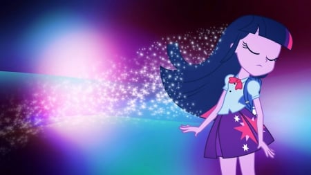 Sparkle in the Wind - mlp humanized, Equestria Girls, Friendship is Magic, Pretty, Cartoons, mlp, Human, Movie, cute, My Little Pony, Twilight Sparkle, TV Series, Rainbow Rocks