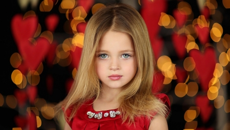 little girl - dainty, pretty, people, blue, studio, eyes, blonde, pure, pink, child, fair, red, face, nice, bonny, kid, childhood, sightly, DesktopNexus, beautiful, photography, girl, beauty, lovely, sweet, baby, Belle, comely, white, cute, little, adorable