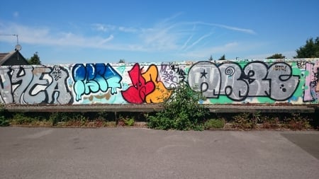 Graffiti Bridge 2 - Cycle path, Graffiti, Public Art, Bridge