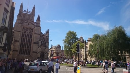 Centre of Bath - Bath, Abbey, Shopping, Architecture