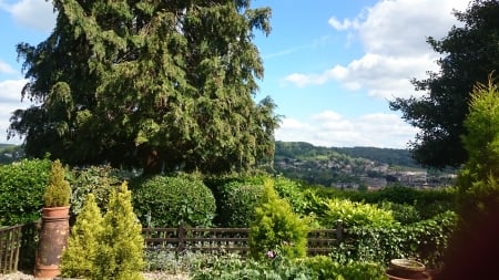 A Garden View - Bath, View, Gadren, City Centre