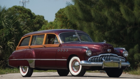 1949 Buick Roadmaster Estate Wagon - Car, Roadmaster, Estate, Wagon, Old-Timer, Buick