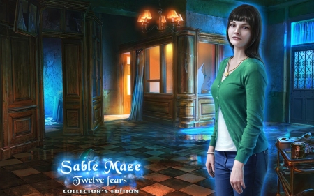 Sable Maze 4 - Twelve Fears01 - fun, puzzle, hidden object, cool, video games