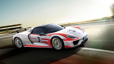 Porsche 918 Spyder - sports, car, racing, spyder, porsche, 918