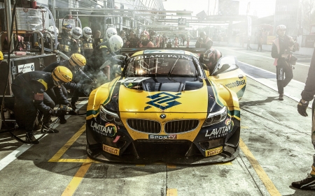 BMW Team Brasil - fast, brasil, yellow, team, bmw