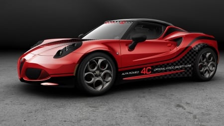 Alfa Romeo 4C WTCC Safety Car - Car, Alfa Romeo, Sports, Racing, Safety, WTCC