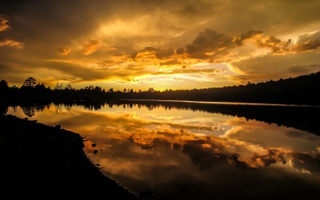 Lake Arizona - nature, arizona, amazing, lake, sight, mirror