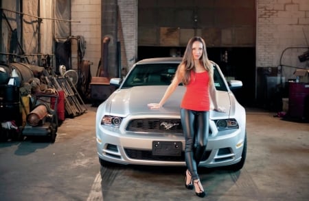 Kelly - ford, mustang, heels, model