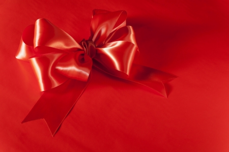 Red bow - red, holiday, bow, valentine