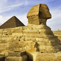 Sphinx and the Pyramids