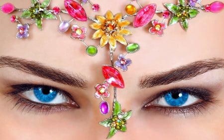 Blue look - Jewelry, Look, Blue, Eyes