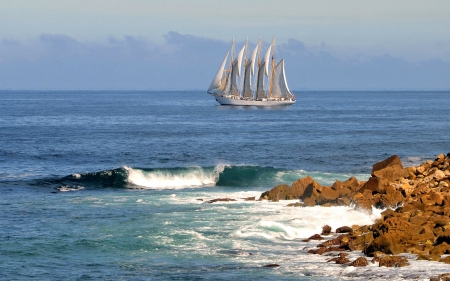 Tallship on the Ocean