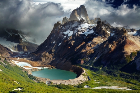 Lake Patagonia, Argentina - lake, argentina, mountains, nature